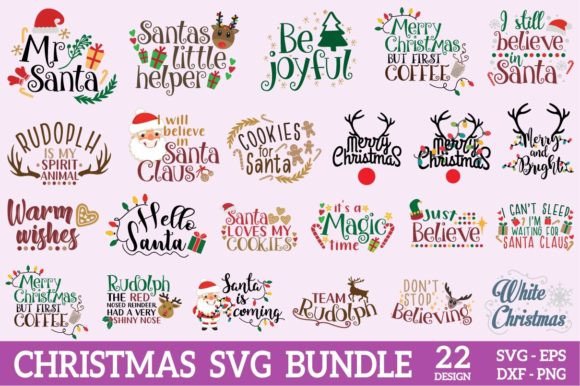 Christmas SVG Bundle for Website & Craft Design
