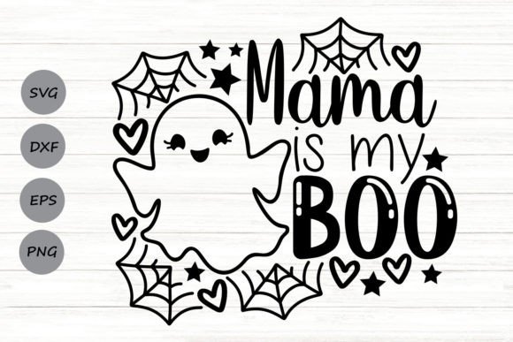 Mama is My Boo Svg Review