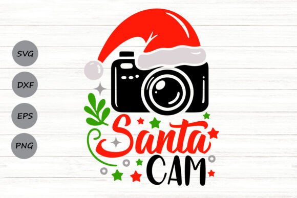 Santa Cam Graphics for Crafts