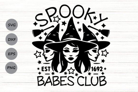 Spooky Babes Club Svg