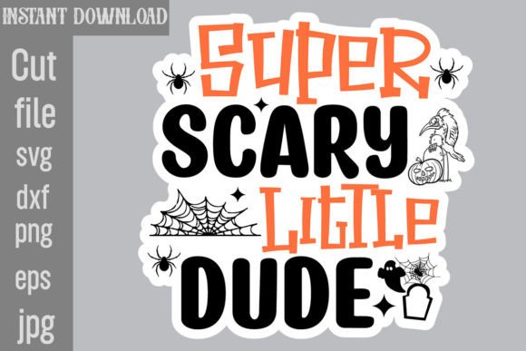 Super Scary Little Dude SVG Cut File for Crafts and Graphics