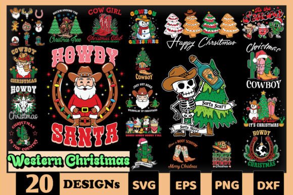 Western Christmas SVG Bundle: A Graphic Designer’s Take on Crafts and Creativity